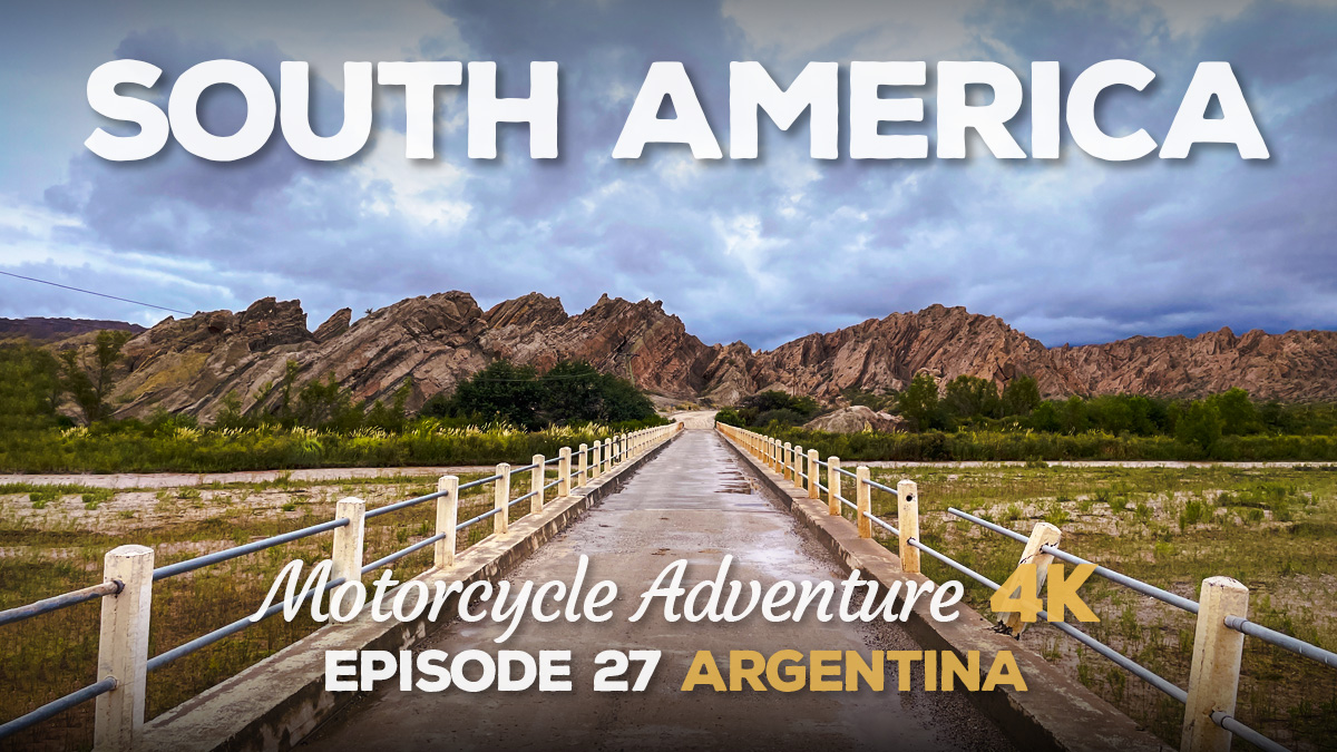 A photo of an empty old bridge on Ruta 40, Argentina